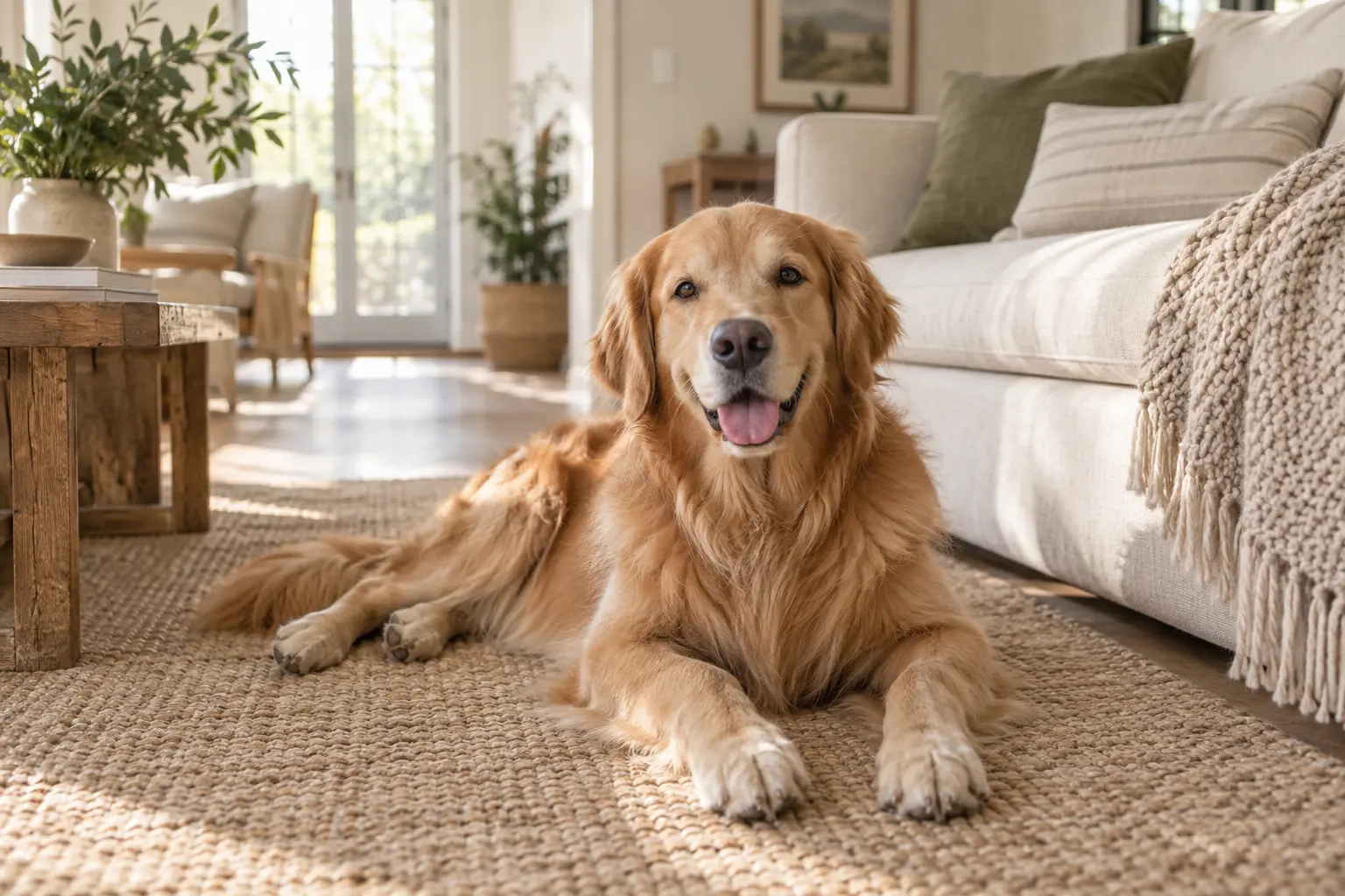 Hund zu Hause